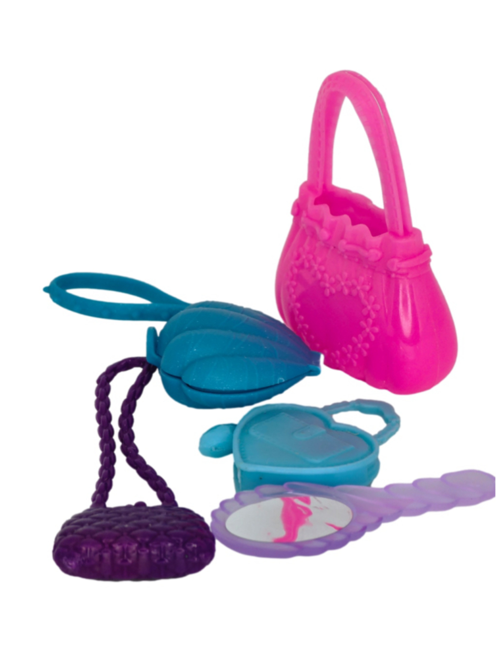 Girls Unbranded Doll Accessory Set One Size Pink Purple